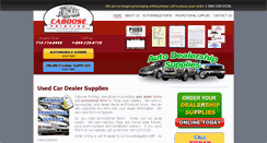 Desktop Screenshot of cabooseprinting.com